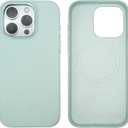 Vegan Leather Magnetic Case for iPhone 15 Pro Max 6.7" (Succulent)