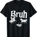 Funny Jousting Bro Renaissance Festival Medieval T-Shirt (S, Black)