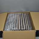 LIVEBOX Rainbow Easy Jute Outdoor Rug, Area Rugs 9x12 Living Room Washable Indoor Outdoor Patio Rug, Large Farmhouse Carpet, Modern Dining Room Rugs for Under Table Office Backyard (9'x12', Black)