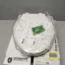 KOHLER 4636-RL-0 Cachet ReadyLatch Elongated Toilet Seat Slow Close, Soft Close Toilet Seat Quiet Lid, Contoured Grip-Tight Bumpers Installation Hardware, Apartment Essentials, White