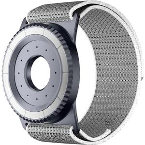 BAISRKE Magnetic Running Armband for MagSafe Case - 360 Rotatable Phone Grip with Adjustable Scent Compartment & Detachable Lanyard Compatible iPhone/Android (Gray & Gunmetal) (Regular (fits Wrist/Armband up to 9"))