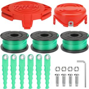 THTEN SF-080 Trimmer Blades Head Replacement Spool 20Ft 0.080" Compatible with Black & Decker GH3000 LST540 GH3000R LST540B Line String Trimmer 20 Pack