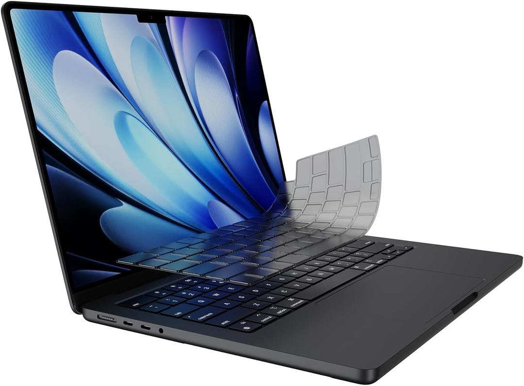 Premium Keyboard Cover for MacBook Air 15"/13.6" M5 M4 M3 M2 (2026 20252022) & MacBook Pro 14"/16" M5 M4 M3 M2 M1 Pro/Max (2026 2025-2021)  US Layout