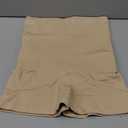 Werena Tummy Control Thong Shapewear for Women Mid High Waisted Body Shaper Underwear Lace Shaping Thong Girdle Panties Medium