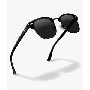 livho Rimless Trendy Polarized Sunglasses Men Women, Retro Sun Glasses for Men Women 2025, Semi Rimless UV Protection Shades