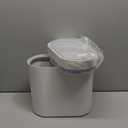 SYNCVIBE Bathroom Trash Can with Lid 2 Gallon Slim Motion Sensor Garbage Can Narrow Automatic Plastic Trash Bin for Bedroom, Living Room, Toilet, Office (White)