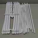 STARLATTA Foldable Drying Rack Clothing, 3-Tier Portable Clothes Drying Racks for Indoor & Outdoor, Anti-rust Compact Laundry Rack Collapsible, Compact Size, 15 lbs Max Load, White 28"D x 10"W x 35"H