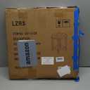 LZRS Round Adirondack Patio Side Table End Table, Outdoor Side Tables for Patio, Backyard,Pool, Indoor Companion, Easy Maintenance & Weather Resistant(Grey)