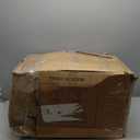 Bar Stools Set of 2, Bar Stools for Kitchen with Bentwood Back and Leather Seat, Swivel Barstools for Kitchen Counter