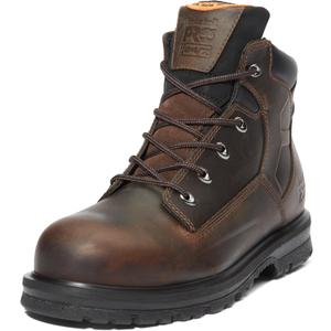 Timberland PRO Men's Magnus 6 Inch Steel Safety Toe Industrial Work Boot (9.5, Brown-2024 New)