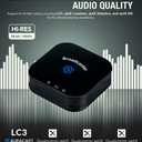 HomeSpot BA210 v2 Auracast Bluetooth Transmitter, LC3, AptX Lossless, AptX HD, Optical & 3.5mm Inputs, Compatible with Galaxy Buds 2 Pro, Buds 3, JY300 JM320, Hearing Aids and Bluetooth Headphones