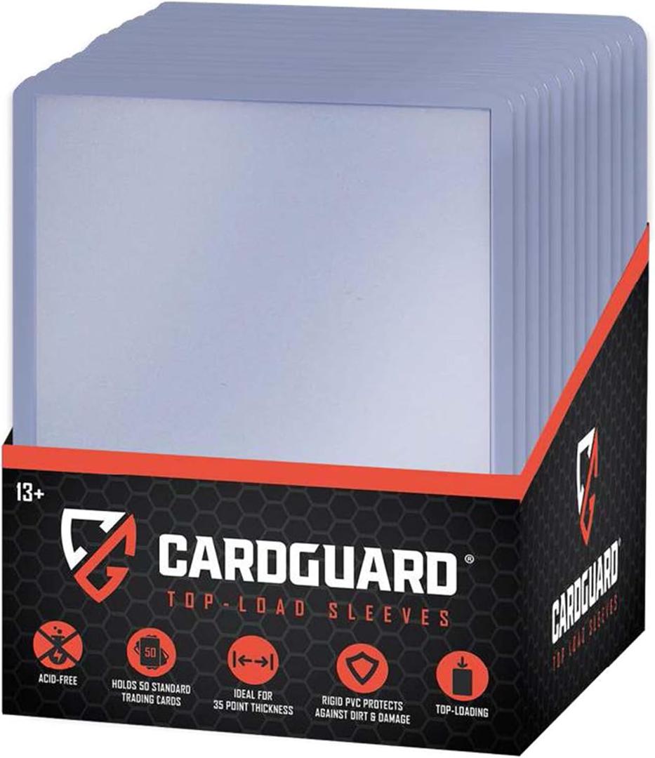 3" x 4" Clear Regular TopLoaders for Cards with Sleeves, 50 Count  Durable & Acid-Free Premium Protection for Pokmon, YuGiOh, MTG, TCG, Game & Sports Cards