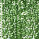 24 Pack 172 FT Artificial Ivy Garland Greenery Outdoor Faux Plants Leaf Garland Fake Vines for Bedroom Aesthetic Home Garden Office Wedding Wall Decor