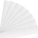 8 Pack 82.5" x 3.5" PVC Vertical Blind Replacement Slats, Blind Replacement Slats for Sliding Glass Doors, Window, Curved Smooth