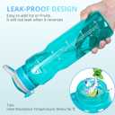 AKASO 32oz Water Bottles with Motivational Time Marker & Straw, Leakproof, Safety Lock, Tritan BPA Free, Water Jug for Fitness Gym Sports Office