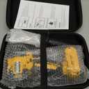 Nichilas Cordless Drill Compatible with DEWALT 20V MAX Battery, Impact Driver Variable Speed 150Nm Brushless Motor for Professional Worker (Battery Not Included)