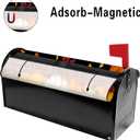 Fall Pumpkin Mailbox Cover 25.5x21 Inch, Happy Fall Y'all Post Letter Box Covers, Autumn Harvest Thanksgiving Magnetic Waterproof Mail Wraps for Outdoor Yard Garden Large Oversized Mailbox Decor