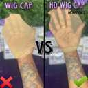 2 x WOWANGEL 12PCS Real HD Wig Cap for Lace Front Wig, High-Elastic Invisible Wig Cap stocking caps Wig Accessories 6 Pack