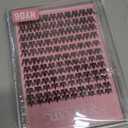 Lash Clusters Natural Look Manga Eyelash Clusters Anime 144pcs D Curl 8-18MIX Spiky Wispy Individual Lashes with Soft Thin Band Lash Extension(NY06,8-18MIX)