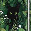 Photo Album 4x6, 56 Pockets Small Picture Book Cute Black Cat, Personalized Large Capacity Mini PU Leather Picture Album Gift for Family Graduation Wedding Travel