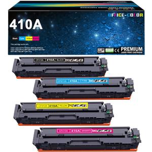 410A Toner Cartridges - Replacement for HP Color LaserJet Pro MFP M477fnw,M477fdw,M477fdn,M452dn,M452dw, M452nw,M477 M452 Series ( Black, Cyan, Magenta, Yellow)