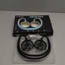 VAGAU Portable Cooling Neck Fan, Rechargeable USB Personal Neck Fans with Colorful LED lights, 360 Rotation, Wearable Neck Fan Air Conditioner for Office Travel Sport, 3 Adjustable SpeedsBlack