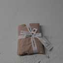 Pobibaby - Single Solid Premium Fitted Baby Crib Sheets for Standard Crib Mattress - Ultra-Soft Cotton Blend, Safe and Snug, and Stylish Solid Crib Sheet (Pink Beige)