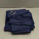 NICETOWN Blackout Draperies Curtains, All Season Thermal Insulated Solid Grommet Top Blackout Curtains/Drapes for Kid's Room (Navy, 1 Pair, 42 x 45 Inch)