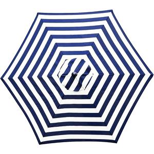 Sunnyglade 7.5ft Patio Umbrella Replacement Canopy Market Umbrella Top Outdoor Umbrella Canopy with 6 Ribs