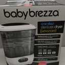 Baby Brezza Bottle Sterilizer and Dryer Advanced 33% Faster - Largest Capacity Steam Sanitizer - Universal Sterilization Machine for All Bottles + Pump Parts - HEPA Air Filter