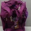 17x10x9 Inches United Airlines Rolling Personal Item Under Seat Duffle bags Suitable For Major Airlines Including Spirit, and Frontier Airline, Purple