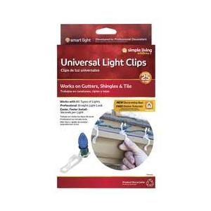 Simple Living Solutions Universal Light Clips - 25 ct. (4 pack)