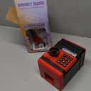 Refasy Piggy Bank Cash Coin Can ATM Bank Electronic Coin Money Bank for Kids Age 3-12, Money Savings Box Mini ATM Coin Bank Toys Gifts for 3 4 5 6 7 8 9 10 11 12 Year Old Boys Girls (Red)