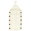 Hudson Baby Unisex Baby Knitted Baby Lounge Stroller Wrap Sack, Cream, One Size