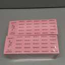 Kosiz 1000 Sheets 25 Bid Raffle Ticket Sheets Chinese Auction Tickets Numbers for Basket Events and Silent Auctions (Pink)