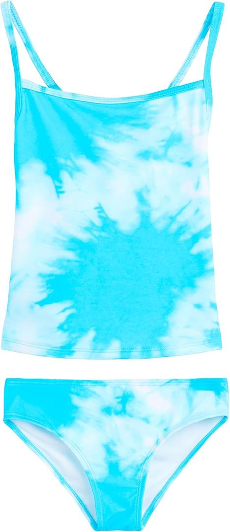 Kanu Surf Melanie Beach Sport 2pc Banded Tankini Swimsuit Size 14