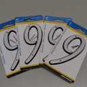 Hillman Fastener HOUSE NUMBR 9 REFLECT 4IN/CD 4 Pack
