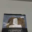 FESHFEN Messy Bun Hair Piece - Elastic Wavy Curly Hair Bun Scrunchies Extensions Synthetic Chignon Hairpieces for Women Girls, Light Ash Brown Mixed Golden Brown 1 PCS (1 Count (Pack of 1), 22H10# Light Ash Brown Mixed Golden Brown)