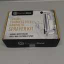 Purrfectzone Bidet Sprayer for Toilet, Handheld Sprayer Kit, Cloth Diaper Sprayer Set - Easy to Install - Stainless Steel