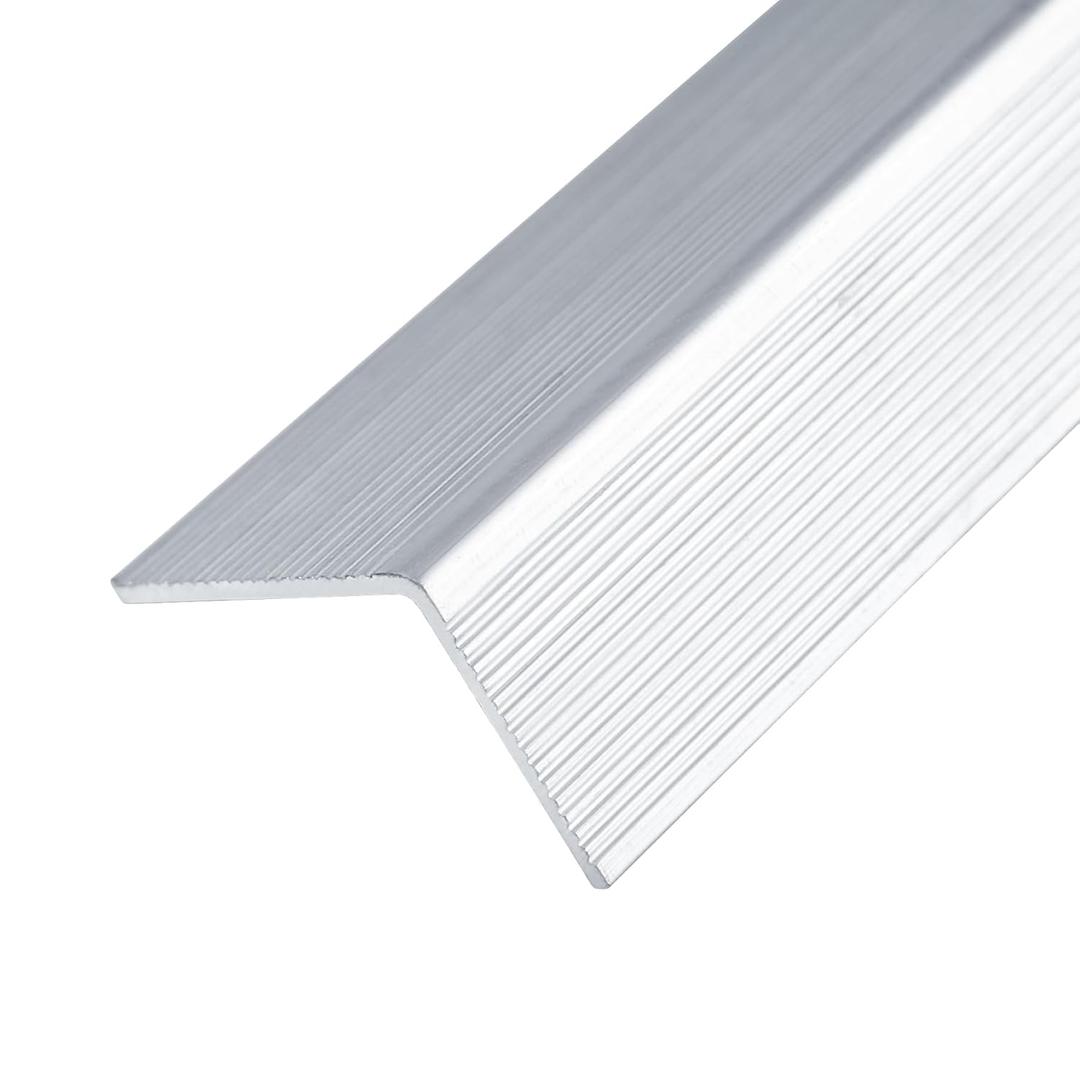 48" Long x 2" Wide x 1/4" Thick 6063 Aluminum Angle,1 Pcs Premium Aluminum Angle Iron Stock for Structural, Railings, Window Frames, Roofs, Corner Guards and DIY Projects