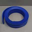 KETIEE Flex Tracks 16Ft for Kids: Flexible Race Car Ramp Track with 4 Small Racecars and 8 Suction Cups Compatible with Diecast 1/64th Cars, Rolls Up Portable Racetrack for Ages 3 & Up (Blue)