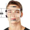 Nose Shield Protective Mask for Basketball and Football Sports Adjustable Mask with Foam Padding for Men and Women Black