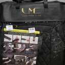 LUCKYMAN CLUB F150 Faux Leather Seat Covers Fit for 2015-2025 F150 and 2017-2025 2025 F250 F350 F450 Pickup Trucks(Front Pair, Black)