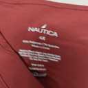 Nautica Women's Scrub Set, 9-Pocket Breathable & Stretchy Pants & Tops, Size 4XL
