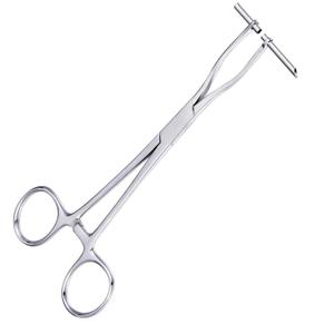 DJCIW Septum Piercing Clamps, 6.3" Piercing Pliers Surgical Stainless Steel Piercing Tools for Nose Septum Ear Cartilage Industrial Piericng Tube Forceps Pliers