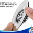 MR.SIGA Bathroom Sink Strainer, Utility, Slop, Bathtub Lavatory Sink Drain Strainer Hair Catcher, Stainless Steel Shower Drain Strainer, 2Pack