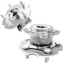 2Pcs 512374 Rear Wheel Bearing Hub Assembly Fit for Toyota RAV4 2006-2018, for Lexus NX300h 2015-2021, NX300 2018-2021, NX200t 2015-2017, 5 Lugs w/ABS