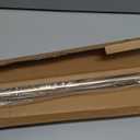 Ivilon Drapery Window Curtain Rod - End Cap Style Design 1 Inch Pole. 48 to 86 Inch Color Warm Gold