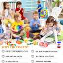 Toddler Musical Instruments Set, 32 PCS 19 Kinds Wooden Percussion Instruments Toys for Kids Playing Preschool Education, Early Learning Baby Musical Toys for Boys and Girls Gift