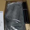 Gardner Pet Cat Window Perch, 2 in 1 Cat Hammock Window Sill Seat with Cushion, Adjustable Cat Bed for Window sill, Wood & Metal Frame for Large Cats(Grey)